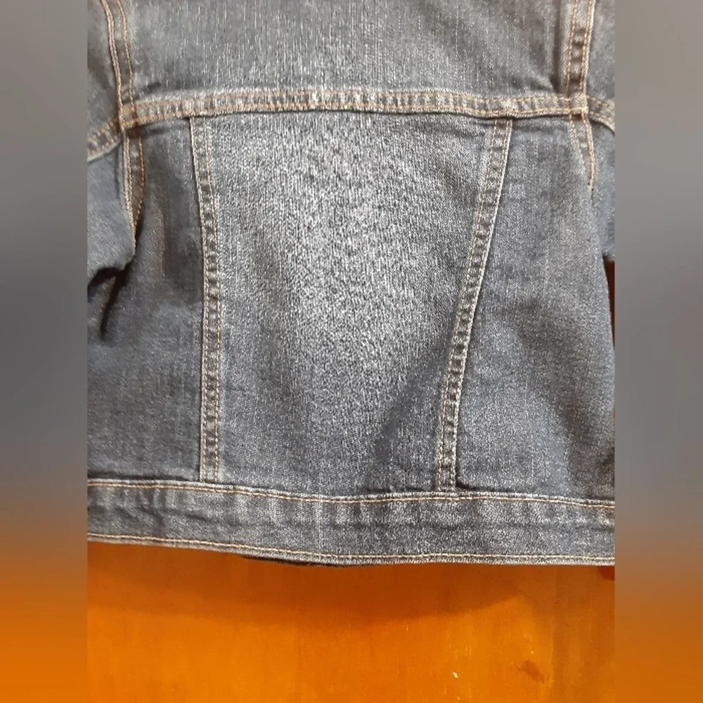 The Children's Place Girls Toddler Denim Jean Snap Button Jacket Size 4T